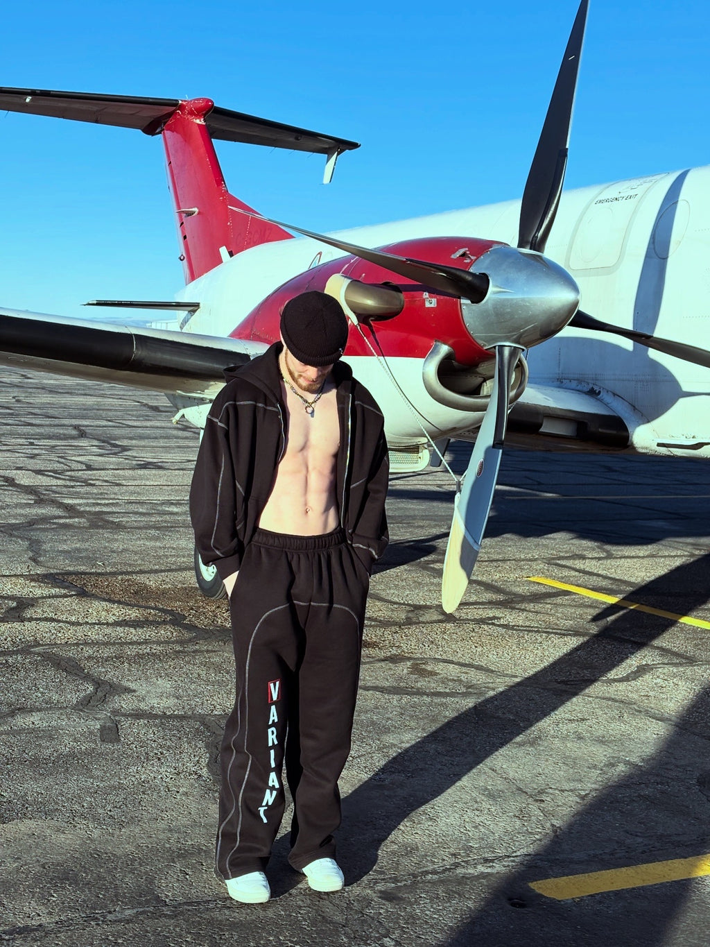 Contrast Hoodie