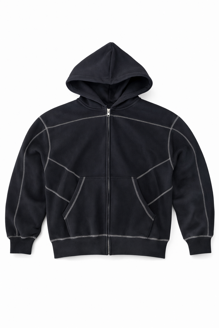 Contrast Hoodie